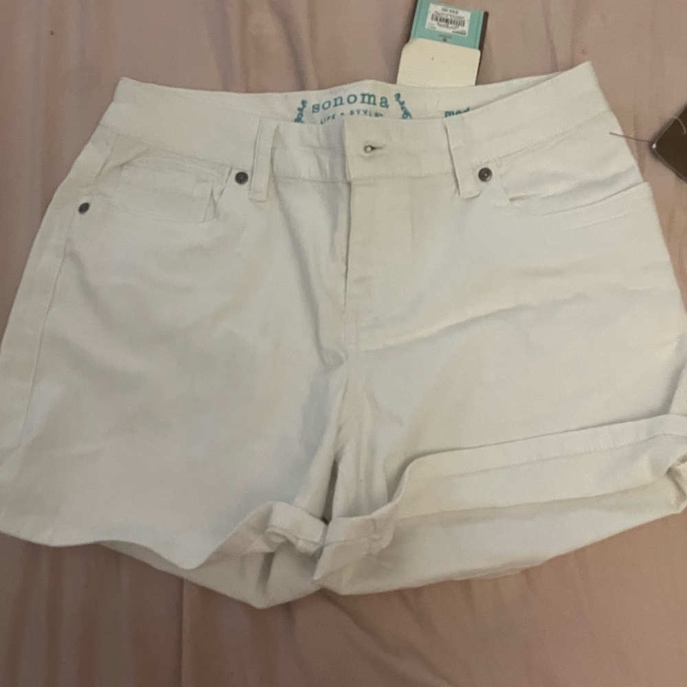 white shorts
